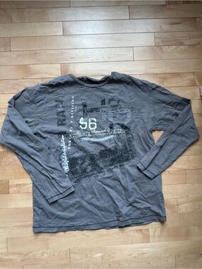 SESSIONS Men's Long-Sleeve Graphic Shirt - Gray